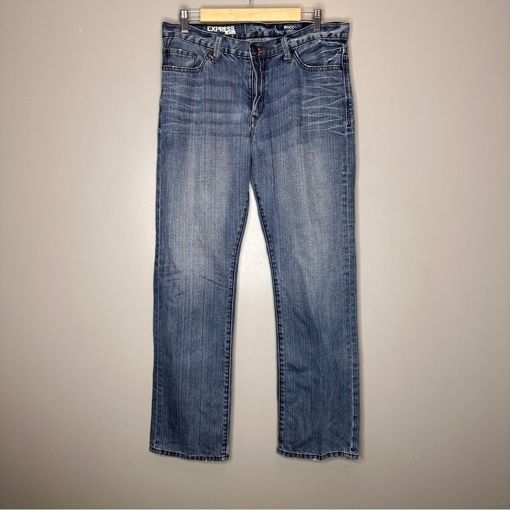 Express Rocco straight leg jeans 33x32